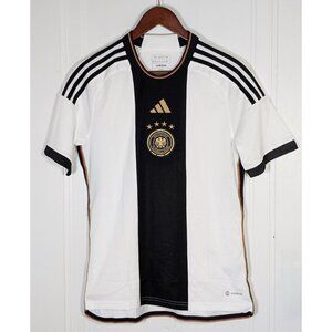 Adidas Germany DFB 2022 Soccer Home Jersey Youth Size XL White Black Deutschland